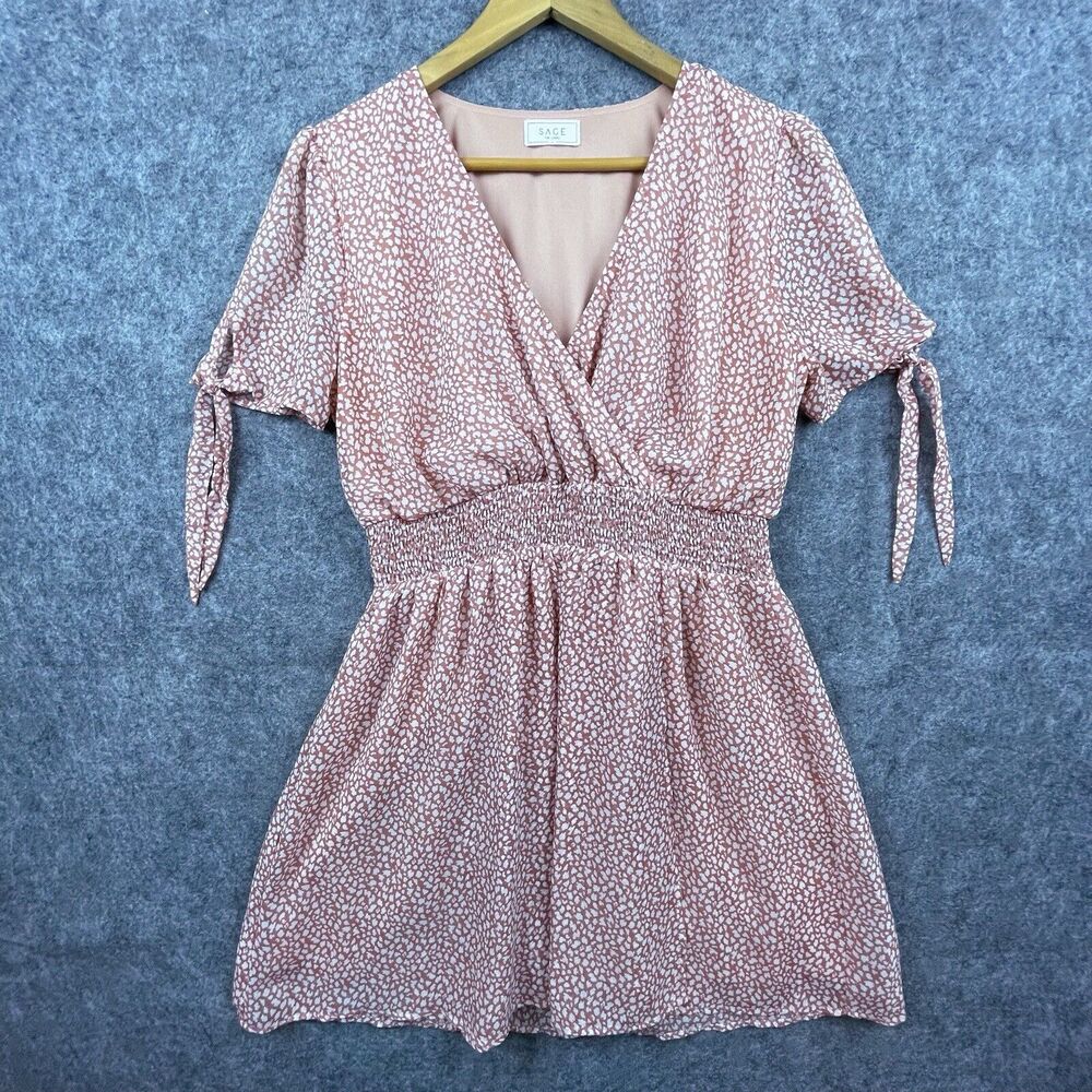Sage The Label Dress Large Pink Soft Girl Feminine Country Romantic Girly